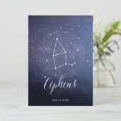 sterrenbeeld hemeltafel nummer Cepheus Kaart (Staand voorkant)