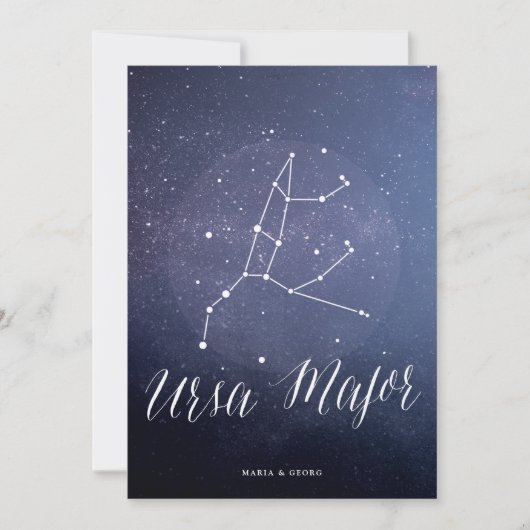 Sterrenbeeld Hemeltafel nummer URSA Major Kaart (Voorkant)