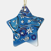 sterrenbeeld keramisch ornament (Links)