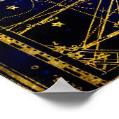 Sterrenbeeld Kreeft Poster (Hoek)