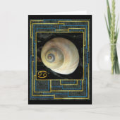 sterrenbeeld: Kreeft Verjaardag Groeten Kaart (Voorkant)