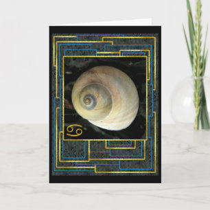 sterrenbeeld: Kreeft Verjaardag Groeten Kaart