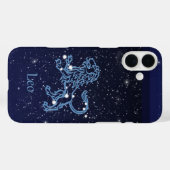 Sterrenbeeld Leeuw en Sterrenbeeld met Sterren Case-Mate iPhone Case (Achterkant (horizontaal))