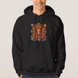 sterrenbeeld Leeuw Verjaardag Vuurteken Hoodie