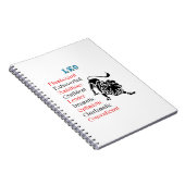 sterrenbeeld Leo Horoscoop Notitieboek (Rechterzijde)