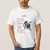 sterrenbeeld Leo Horoscoop T-shirt (Voorkant)