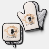 Sterrenbeeld - Maagd Ovenwant & Pannenlap Set (Voorkant / Achterkant)