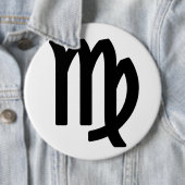 Sterrenbeeld Maagd Ronde Button 6,0 Cm (In situ)