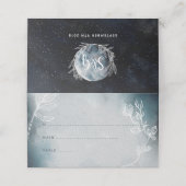 Sterrenbeeld Maanlicht Nacht Monogram Plaats Kaart Plaatskaartje (Buitenkant ongevouwen)
