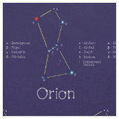 Sterrenbeeld Orion Stof (Close Up)