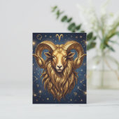 Sterrenbeeld Ram | Contact houden Briefkaart (Staand voorkant)