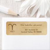 Sterrenbeeld Ram - Retouradreslabels Etiket (Insitu)