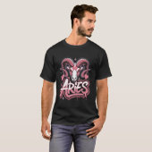 Sterrenbeeld Ram Teken Sterrenbeeld Verjaardag Hor T-shirt (Voorkant volledig)
