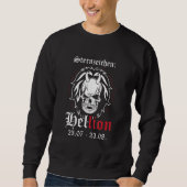 Sterrenbeeld Rock Hellion voor Leeuw Trui (Voorkant)