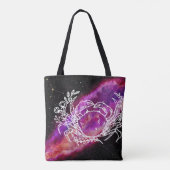Sterrenbeeld Roze Kreeft Sterrenbeeld Dierenriemte Tote Bag (Achterkant)
