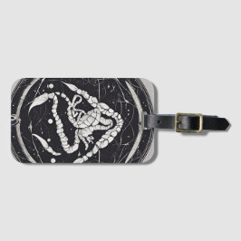 sterrenbeeld Schorpioen Bagagelabel