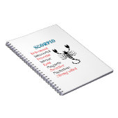 sterrenbeeld schorpioenhoroscoop notitieboek (Rechterzijde)