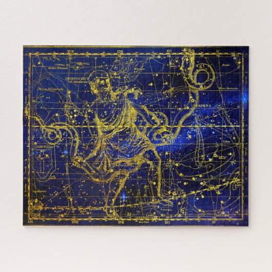 Sterrenbeeld Slangendrager Legpuzzel (Horizontaal)