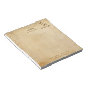 Sterrenbeeld Steenbok - Notitieblok (Schuin)