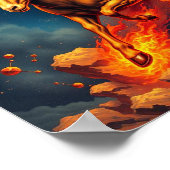 sterrenbeeld Steenbok Poster (Hoek)