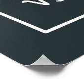 sterrenbeeld Steenbok Poster (Hoek)