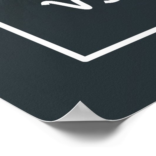 sterrenbeeld Steenbok Poster (Hoek)