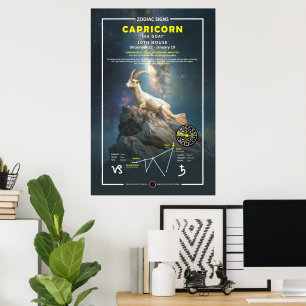 sterrenbeeld Steenbok Poster