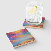 sterrenbeeld stenen onderzetter (Zijkant)