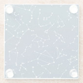 Sterrenbeeld sterrenbeeld glazen onderzetter (Achterkant)