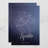 Sterrenbeeld Sterrenhemel Tafelnummer Aquila (Voorkant / Achterkant)