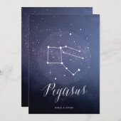 Sterrenbeeld Sterrenhemel Tafelnummer Pegasus (Voorkant / Achterkant)