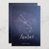 Sterrenbeeld Sterrenhemel Tafelnummer Stier (Voorkant / Achterkant)