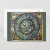  sterrenbeeld sterrenkunde briefkaart (Voorkant / Achterkant)