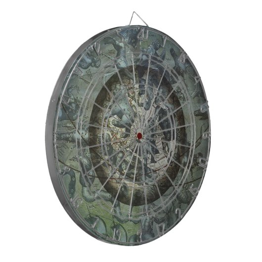  sterrenbeeld sterrenkunde dartbord (Voorkant Links)