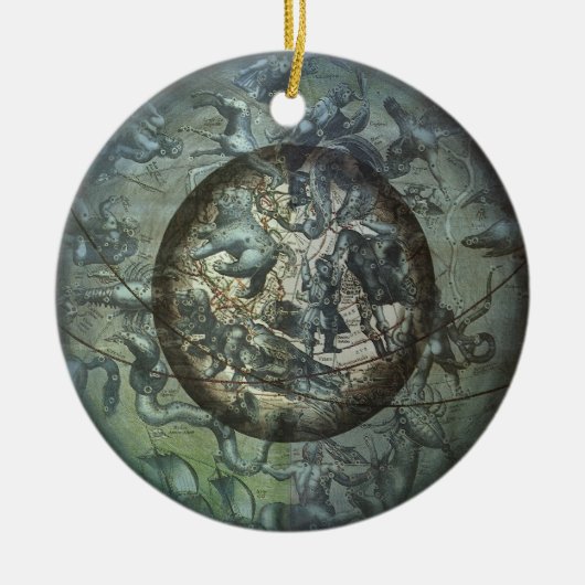  sterrenbeeld sterrenkunde keramisch ornament (Voorkant)