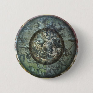 sterrenbeeld sterrenkunde ronde button 5,7 cm