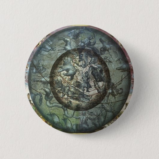  sterrenbeeld sterrenkunde ronde button 5,7 cm (Voorkant)