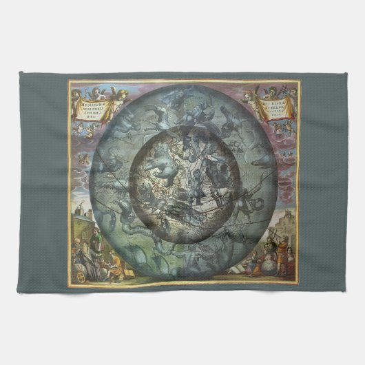  sterrenbeeld sterrenkunde theedoek (Horizontaal)