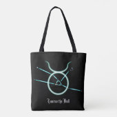 Sterrenbeeld Stier Boodschappentas Tote Bag (Achterkant)