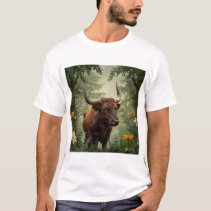 sterrenbeeld Stier   geaard Stier-ontwerp T-shirt