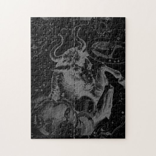 Sterrenbeeld Stier Hevelius circa 1690 Legpuzzel (Verticaal)