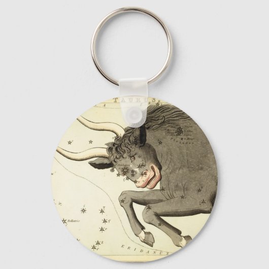 sterrenbeeld: Stier sleutelhanger (Voorkant)