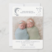 Sterrenbeeld Tweelingen Aankondigen Geschreven in  Kaart (Voorkant)