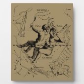 Sterrenbeeld Tweelingen Dierenriem Hevelius 1690 Fotoplaat (Voorkant)
