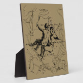 Sterrenbeeld Tweelingen Dierenriem Hevelius 1690 Fotoplaat (Zijkant)