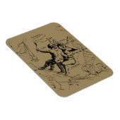 Sterrenbeeld Tweelingen Dierenriem Hevelius 1690 Magneet (Rechterzijde)