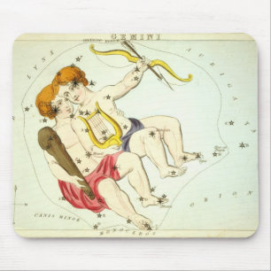 Sterrenbeeld: Tweelingen Muismat
