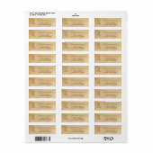 Sterrenbeeld Tweelingen - Retouradreslabels Etiket (Full Sheet)