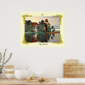 STerrenBEELD VERJAARDAGSTEKENS / WATerman Poster (Keuken)