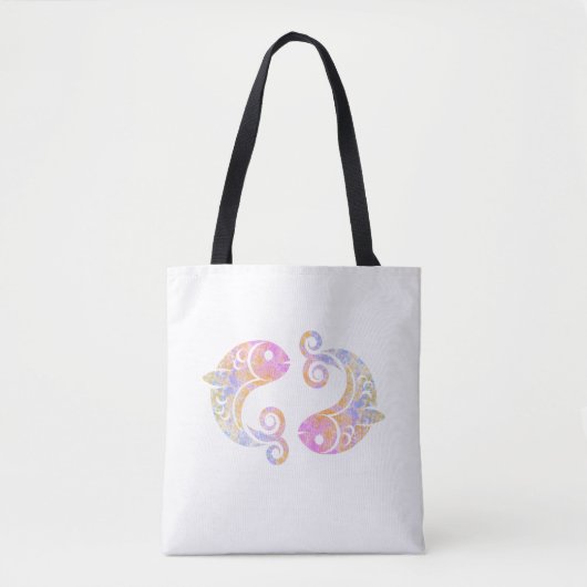 sterrenbeeld vissen tote bag (Voorkant)